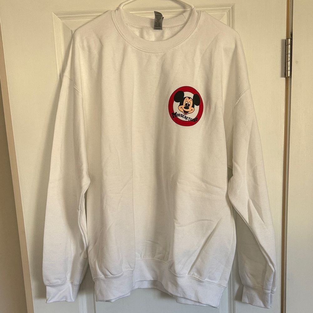 Mickey Mouse Mouseketeer Graphic Sweater NWOT